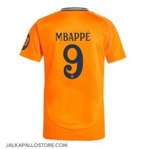 Real Madrid Kylian Mbappe #9 Vieraspaita 2024-25 Lyhythihainen